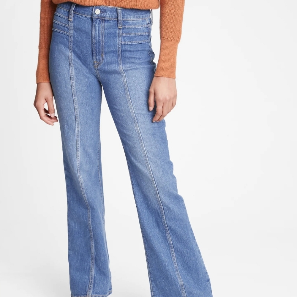 Gap High Rise Vintage Flare Jeans Sz 30/ Tall BNWT